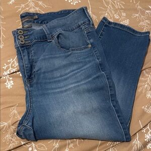 Torrid Dark Blue Skinny Jeans